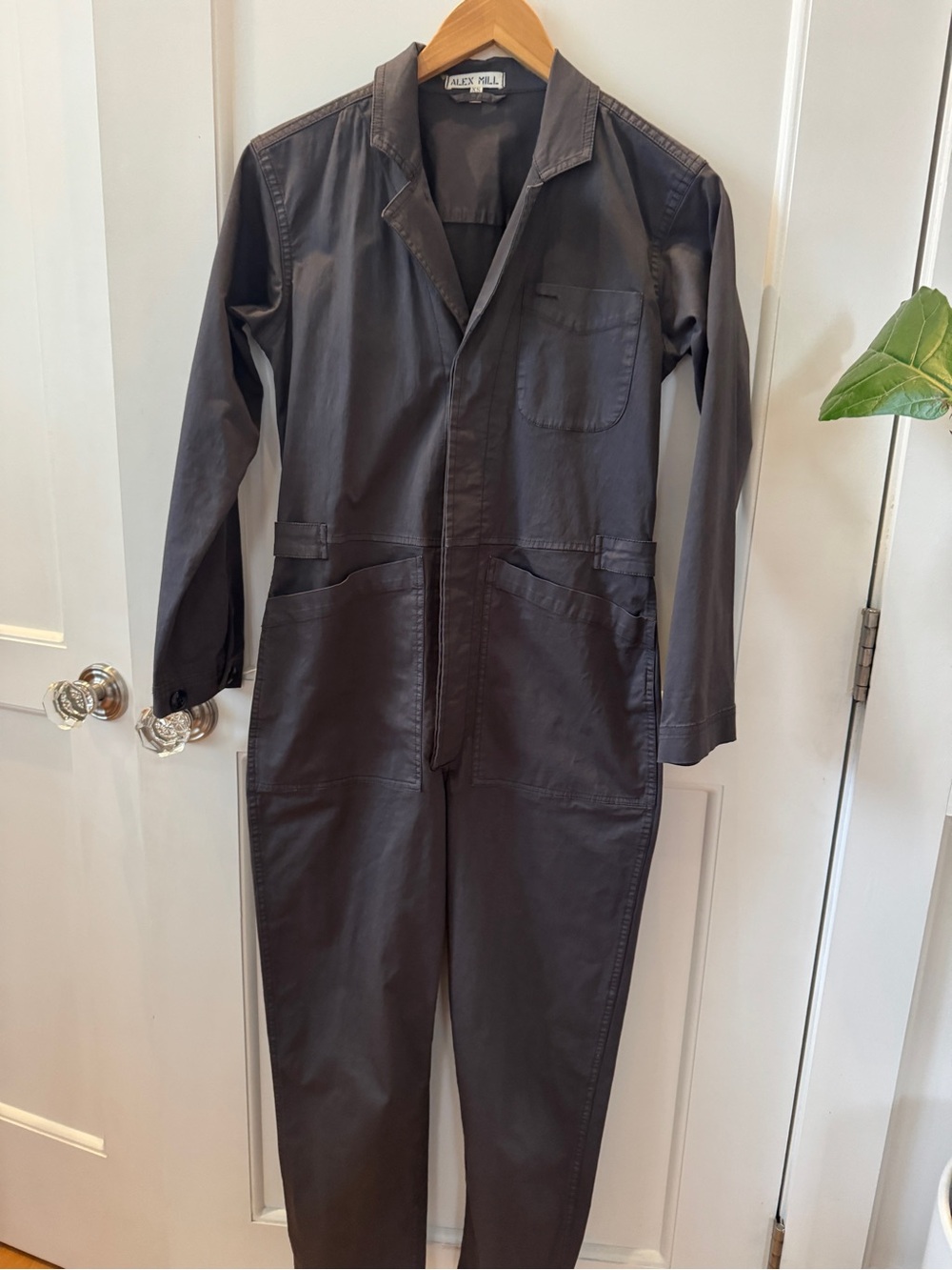 Alex Mill Dark Charcoal Utility Jumpsuit
